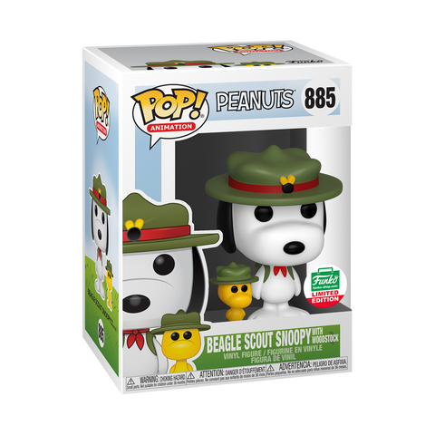 Funko Pop! BEAGLE SCOUT SNOOPY WITH WOODSTOCK - PEANUTS