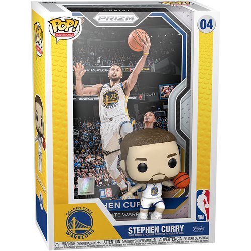 Funko Pop! Sports: NBA - Stephen Curry (Trading Card Panini Prizm Cover) #04
