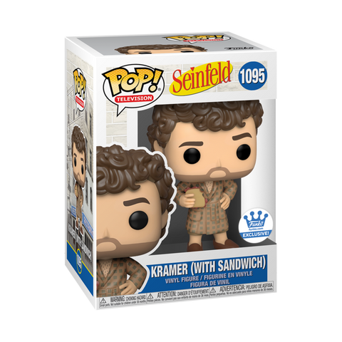 Funko Pop! SEINFELD - KRAMER WITH SANDWICH *FUNKO SHOP EXCLUSIVE* #1095