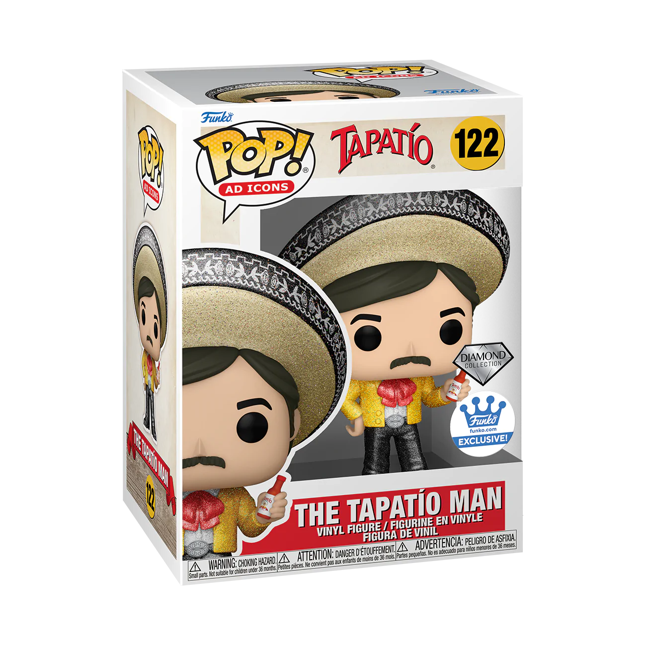 FUNKO POP! THE TAPATIO MAN DIAMOND EDITION **FUNKO SHOP EXCLUSIVE** #122