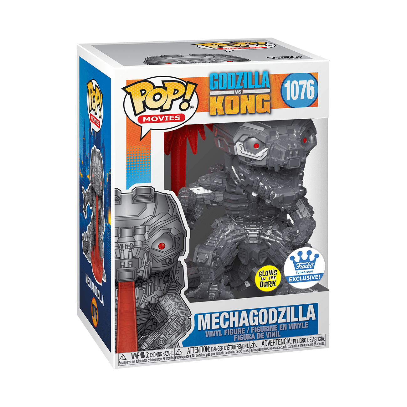 Funko Pop! GODZILLA vs KONG MECHAGODZILLA #1076 GLOW FUNKO SHOP