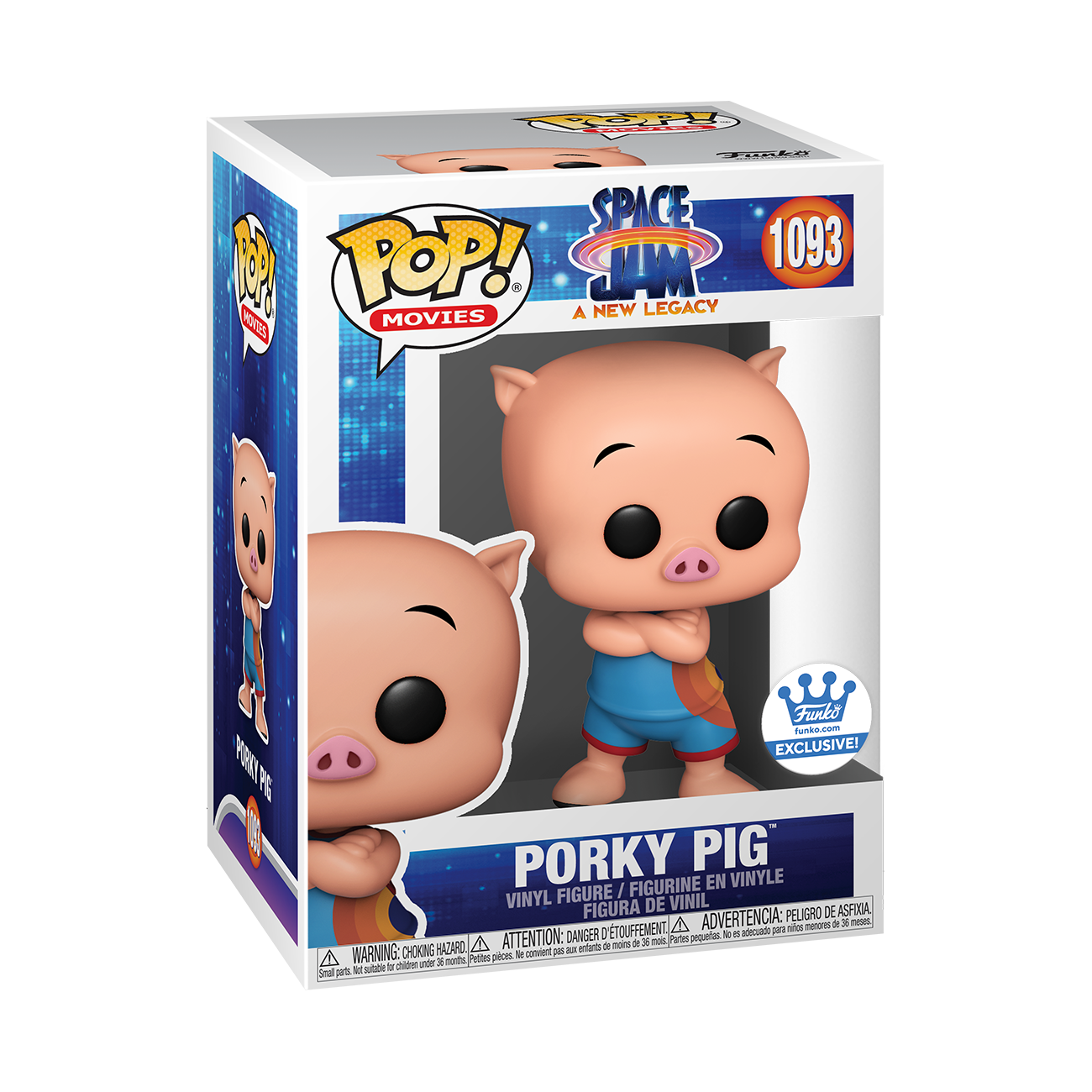Funko Pop! Space Jam 2 New Legacy PORKY PIG *FUNKO SHOP EXCLUSIVE* #1093
