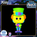 FUNKO POP! DISNEY: ALICE IN WONDERLAND [70TH ANNIVERSARY] - MAD HATTER [BLACK LIGHT GLOW] **FUNKO SHOP EXCLUSIVE** #1060