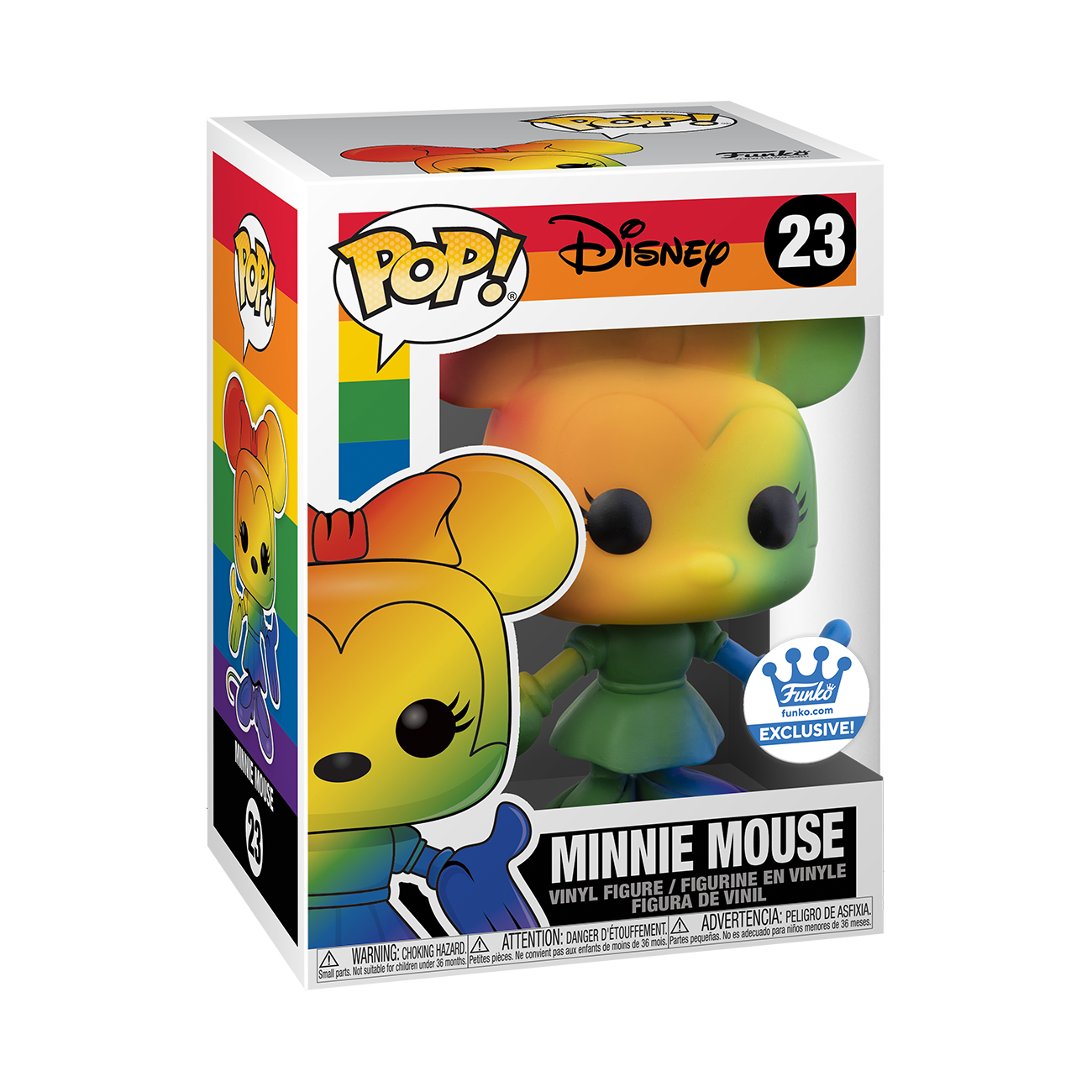 Funko Pop! Disney: Pride - Minnie Mouse (Rainbow) #23 [Exclusive]
