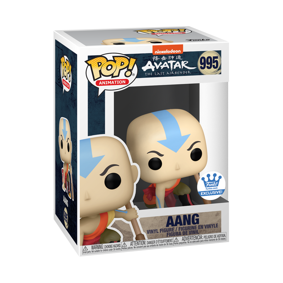 Funko Pop! Avatar: The Last Airbender - Aang (Crouching) #995 [Funko Shop Exclusive]