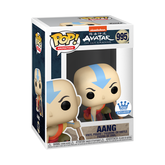 Funko Pop! Avatar: The Last Airbender - Aang (Crouching) #995 [Funko Shop Exclusive]