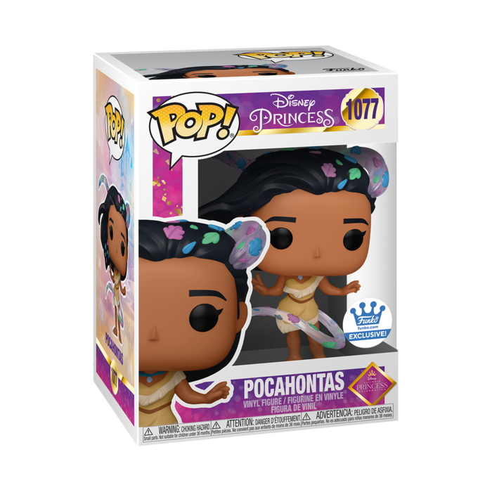 FUNKO POP! DISNEY: ULTIMATE PRINCESSES - POCAHONTAS [W/ LEAVES] **FUNKO SHOP EXCLUSIVE** #1077