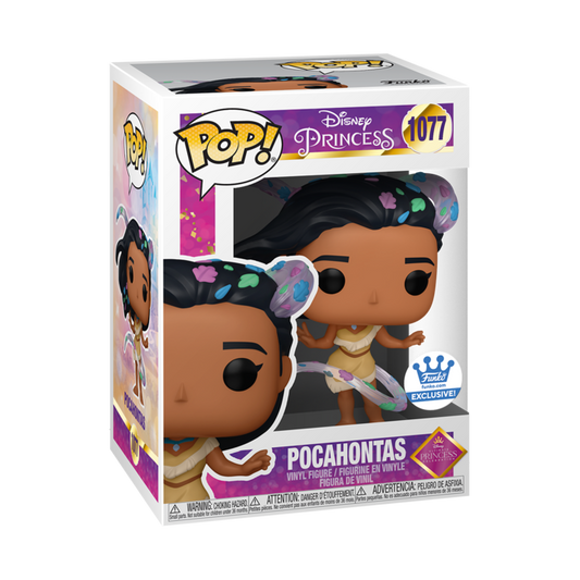 FUNKO POP! DISNEY: ULTIMATE PRINCESSES - POCAHONTAS [W/ LEAVES] **FUNKO SHOP EXCLUSIVE** #1077