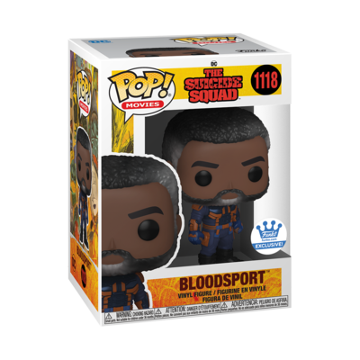 Funko Pop! THE SUICIDE SQUAD BLOODSPORT UNMASKED #1118 *FUNKO SHOP EXCLUSIVE*