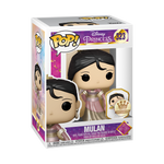 FUNKO POP! DISNEY MULAN (GOLD) ULTIMATE PRINCESS with PIN [FUNKO SHOP EXCLUSIVE] #323