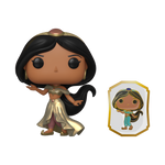 Funko Pop! 2021 NYCC Fall Convention ULTIMATE PRINCESS JASMINE GOLD DRESS WITH PIN