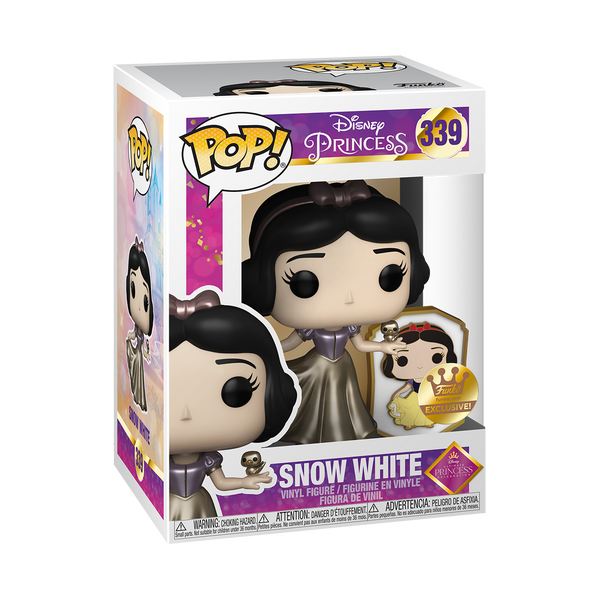 FUNKO POP! Disney Ultimate Princess Snow White & Pin #339 [FUNKO SHOP EXCLUSIVE]