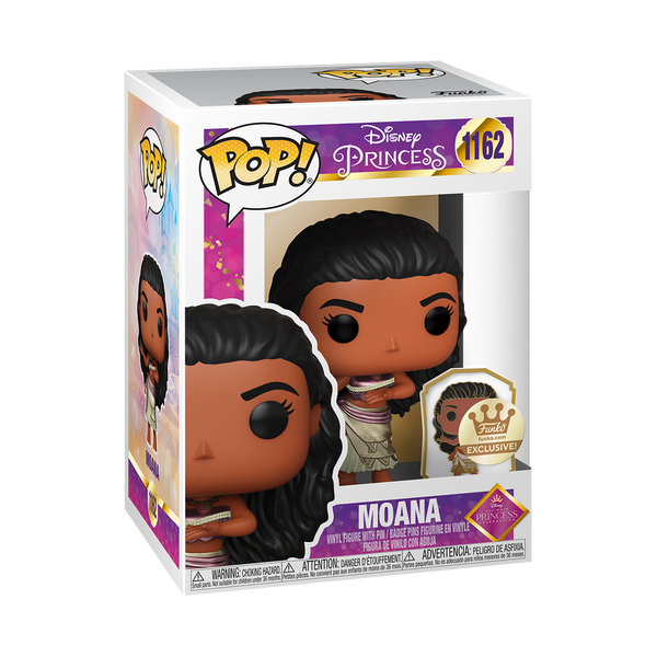 Funko Pop! Disney: Ultimate Princess - Moana (Gold with Pin) #1162 [Funko Shop Exclusive]
