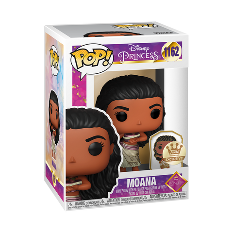 Funko Pop! Disney: Ultimate Princess - Moana (Gold with Pin) #1162 [Funko Shop Exclusive]