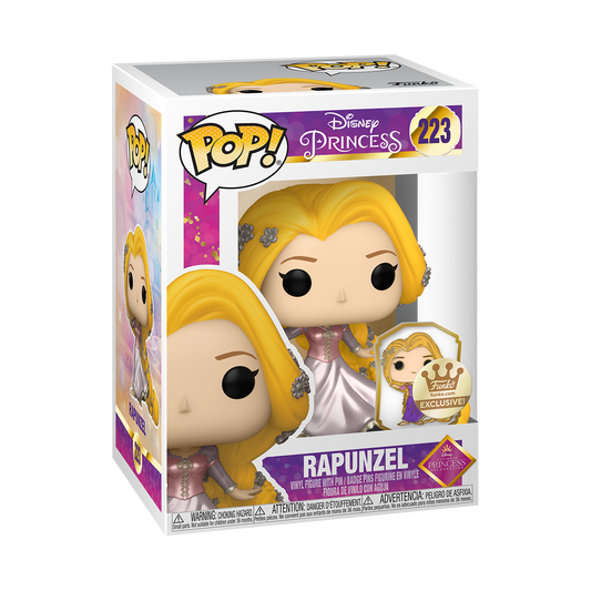 Funko Pop! Disney: Ultimate Princess - Rapunzel (Gold with Pin) #223 [Funko Shop Exclusive]