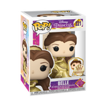 FUNKO POP! Disney Ultimate Princess BELLE GOLD with PIN #221 [FUNKO SHOP EXCLUSIVE]