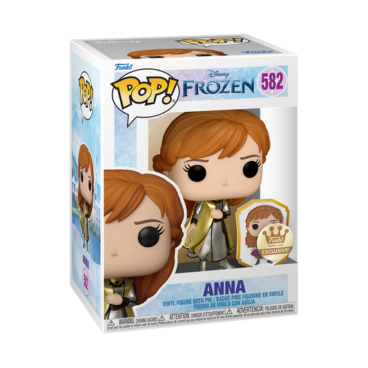 FUNKO POP! DISNEY FROZEN ULTIMATE PRINCESS ANNA with PIN [FUNKO SHOP EXCLUSIVE] #582
