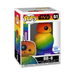 BB-8 Rainbow Pride - The Rise of Skywalker *FUNKO SHOP EXCLUSIVE* #61* BB8