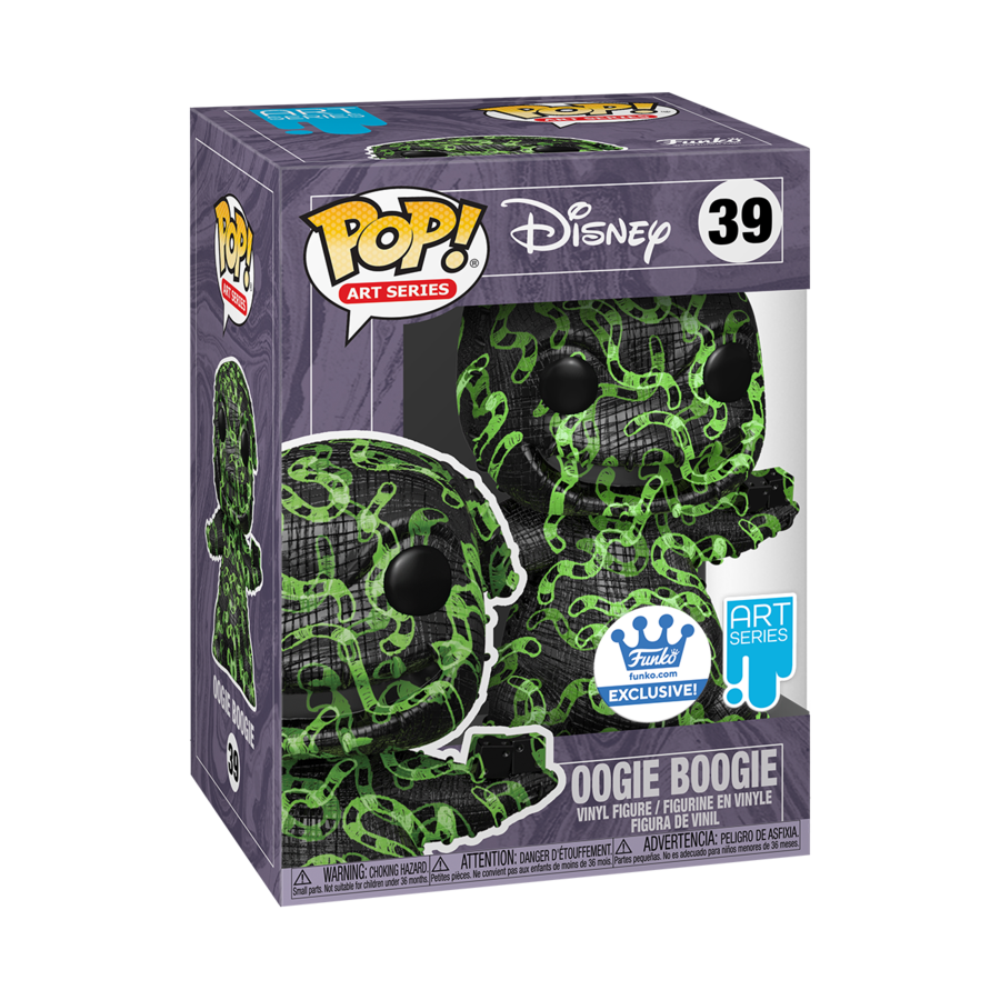 Funko Pop! Disney: Nightmare Before Christmas - Oogie Boogie (Art Series - Green) #39 [Funko Shop Exclusive]