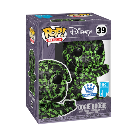Funko Pop! Disney: Nightmare Before Christmas - Oogie Boogie (Art Series - Green) #39 [Funko Shop Exclusive]