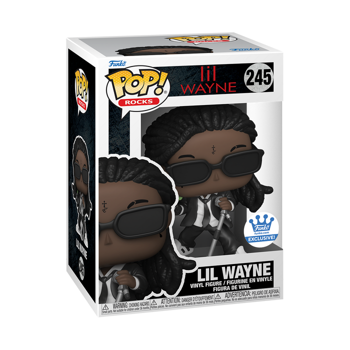 Funko Pop! ROCK LIL WAYNE with LOLLIPOP #245 [*FUNKO SHOP EXCLUSIVE*]