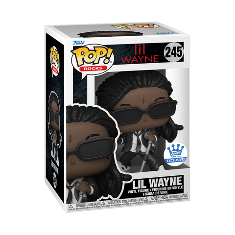 Funko Pop! ROCK LIL WAYNE with LOLLIPOP #245 [*FUNKO SHOP EXCLUSIVE*]