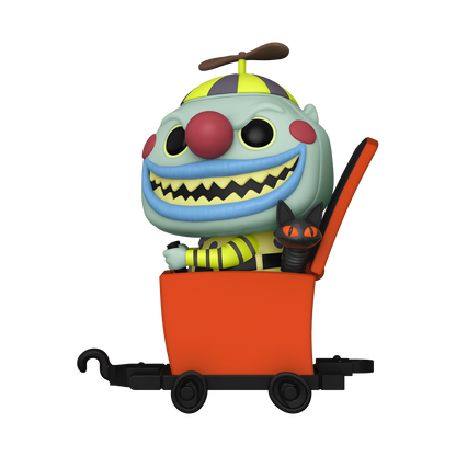 FUNKO POP! DISNEY [TRAINS]: NIGHTMARE BEFORE CHRISTMAS - CLOWN IN JACK-IN-THE-BOX CART **FUNKO SHOP EXCLUSIVE** #12