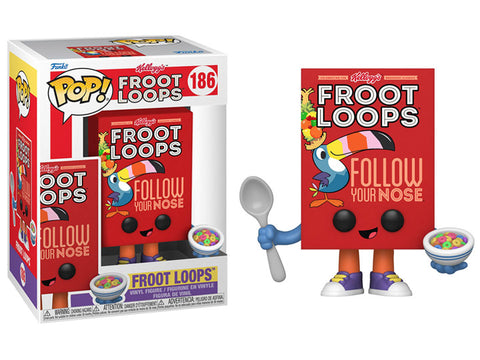 FUNKO POP! AD-ICON: KELLOGG'S FROOT LOOPS CEREAL BOX #186