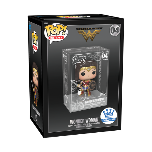 Funko Pop! DC HERO DIE CAST WONDER WOMAN *FUNKO SHOP EXCLUSIVE* #04