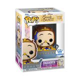 Funko Pop! BEAUTY AND THE BEAST COGSWORTH with CLOBBLER PAN #1138 [*FUNKO SHOP EXCLUSIVE*]*PREORDER*
