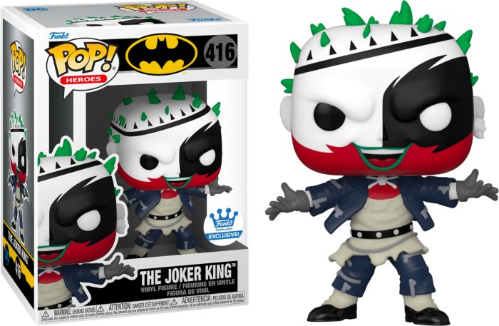 FUNKO POP! HEROES [DC]: BATMAN - THE JOKER KING **FUNKO SHOP EXCLUSIVE** #416