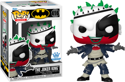 FUNKO POP! HEROES [DC]: BATMAN - THE JOKER KING **FUNKO SHOP EXCLUSIVE** #416