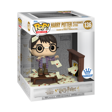 Funko Pop! HARRY POTTER WITH HOGWARTS LETTERS *FUNKO SHOP EXCLUSIVE* #136