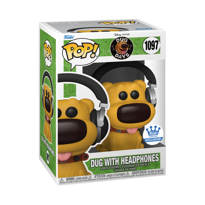 Funko Pop! Disney: Dug Days - Dug with Headphones #1097 [Funko Shop Exclusive]
