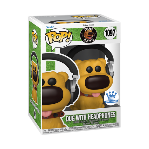 FUNKO POP! DUG WITH HEADPHONES DUG DAYS **FUNKO SHOP EXCLUSIVE** #1097