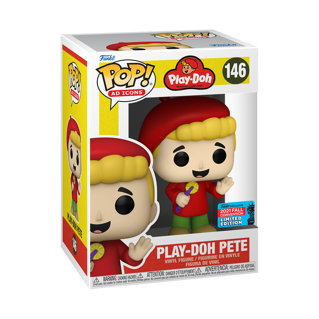 Funko Pop! 2021 NYCC Fall Convention Play-Doh Pete #146