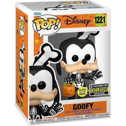 FUNKO POP! Disney Skeleton GOOFY GLOW [EE EXCLUSIVE] #1221