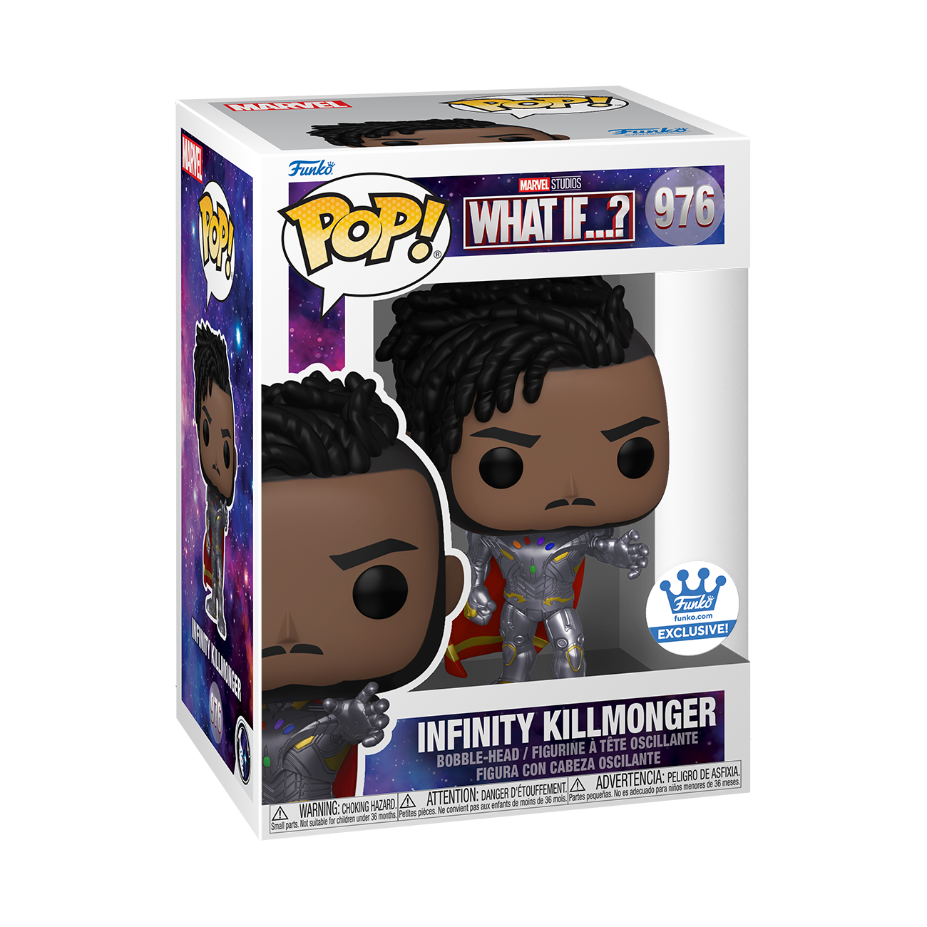 Funko Pop! Marvel: What If - Infinity Killmonger (Reaching) #976 [Funko Shop Exclusive]