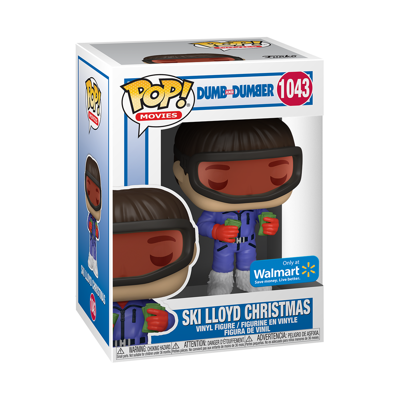 FUNKO POP! MOVIES: DUMB & DUMBER - SKI LLOYD CHRISTMAS **WALMART EXCLUSIVE** #1043