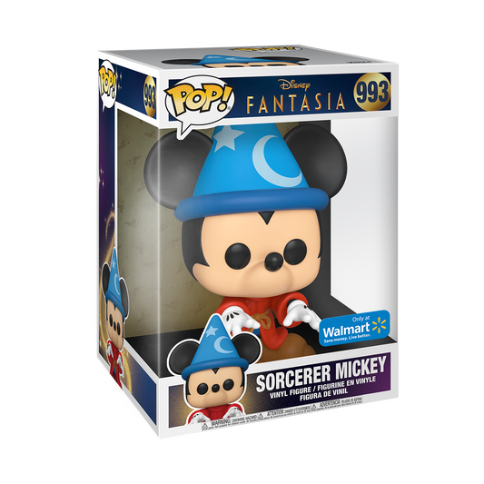 Funko Pop! Disney: Fantasia (80th Anniversary) - Jumbo 10" Sorcerer Mickey #993 [Walmart Exclusive]