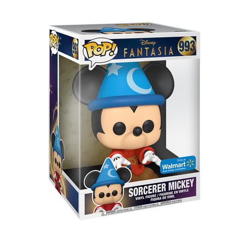 Funko Pop! Disney Fantasia 80th 10" Sorcerer Mickey Walmart Exclusive