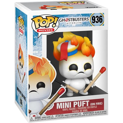 FUNKO POP! GHOSTBUSTERS AFTER LIFE - STAY PUFT - MINI PUFT ON FIRE #936