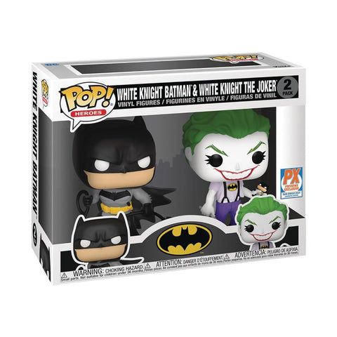 Funko Pop! Batman White Knight Batman and Joker Pop! Vinyl Figure 2-Pack PX Exclusive