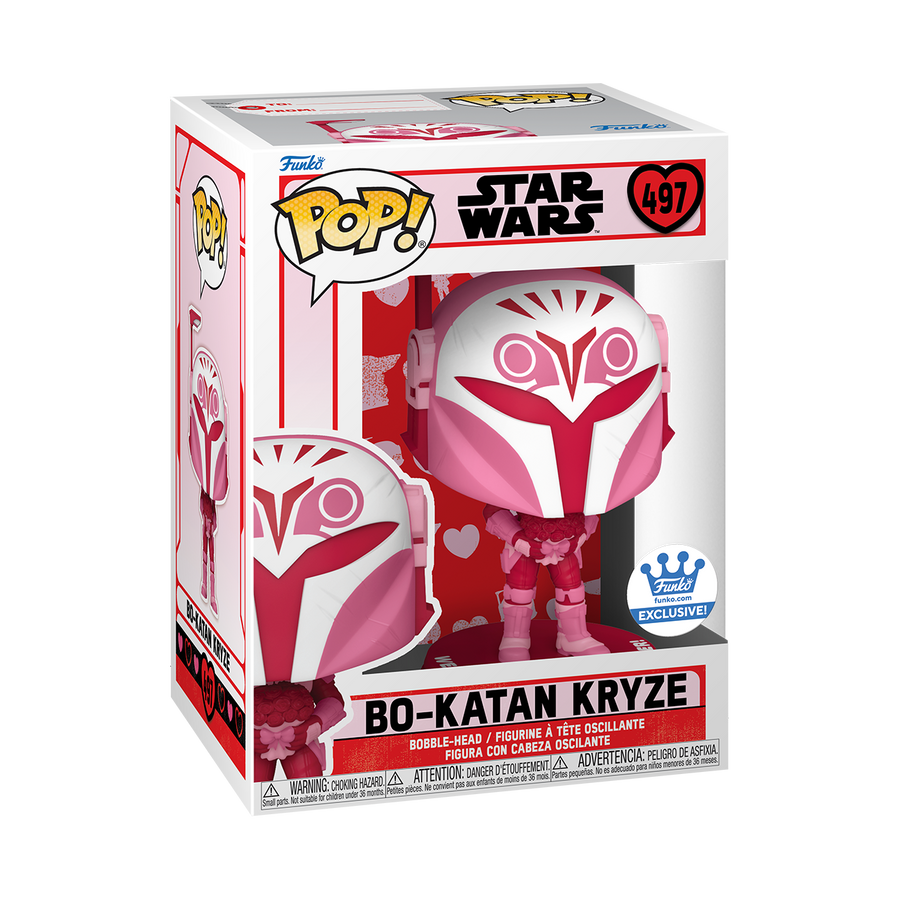 Funko Pop! Star Wars - Bo-Katan Kryze (Valentines with Roses) #497 [Funko Shop Exclusive]
