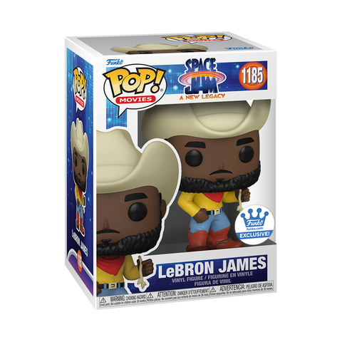 Funko Pop! SPACE JAM A NEW LEGACY LEBRON JAMES COWBOY #1185 [*FUNKO SHOP EXCLUSIVE*]*PREORDER*