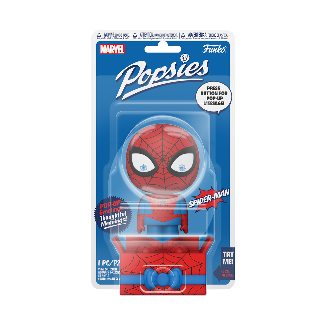 FUNKO POPSIES MARVEL SPIDER-MAN - HAVE AN AMAZING DAY!