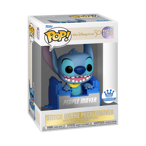 Funko Pop! Disney World (50th Anniversary) - Stitch On Peoplemover #1165 [Funko Shop Exclusive]