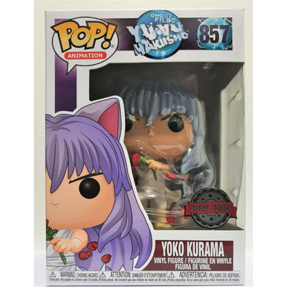 FUNKO POP! ANIMATION: GHOST FILE YU YU HAKUSHO - YOKO KURAMA **HOT TOPIC EXCLUSIVE** #857