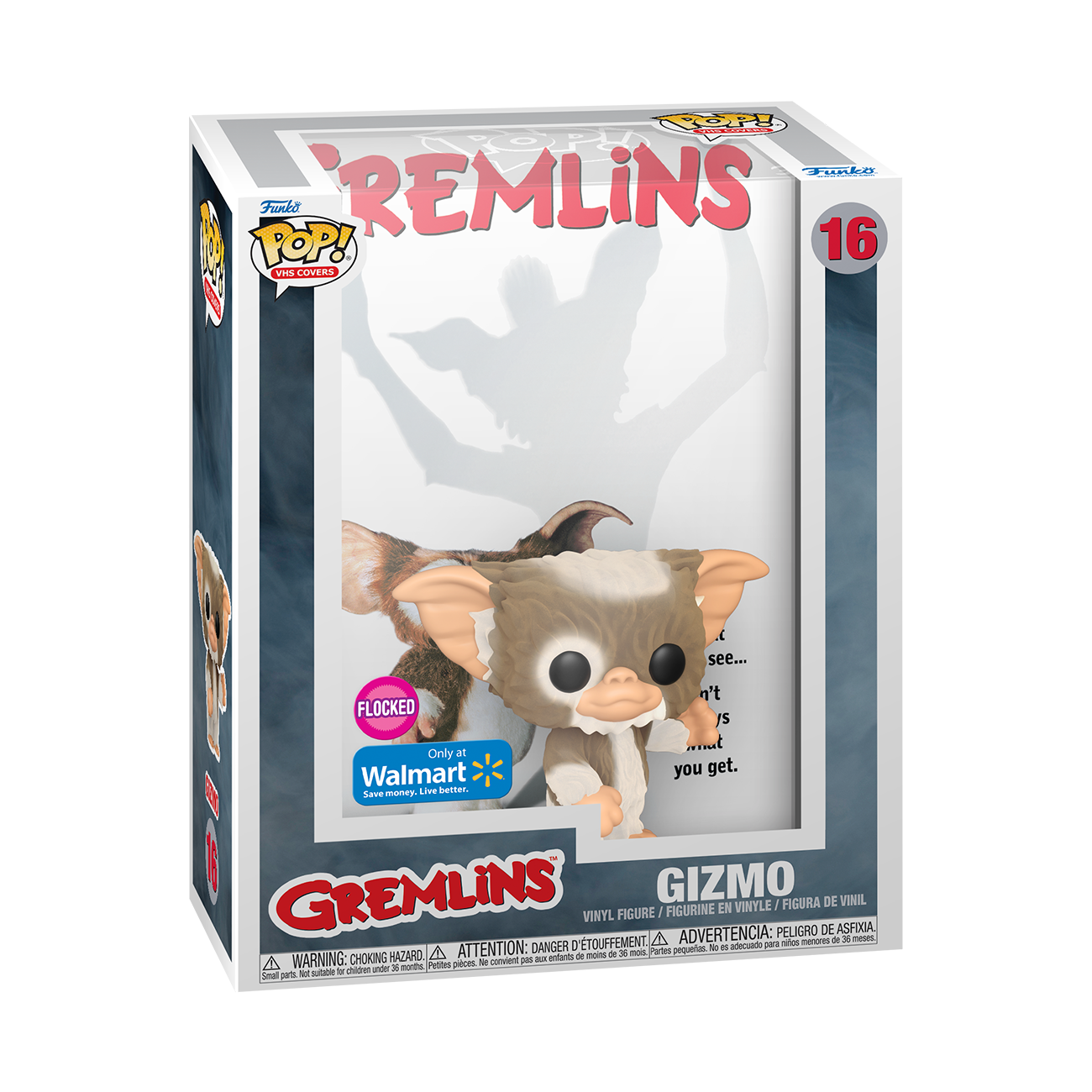 FUNKO POP! GREMLINS GIZMO VHS COVERS *FLOCKED* [WALMART EXCLUSIVE] #16