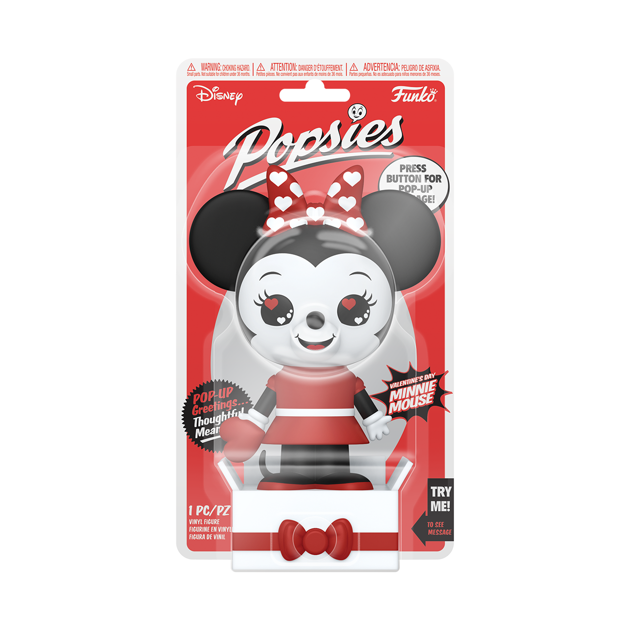 FUNKO POPSIES VALENTINE'S DAY MINNIE MOUSE - DISNEY - YOU'RE MY ONE AND ONLY!